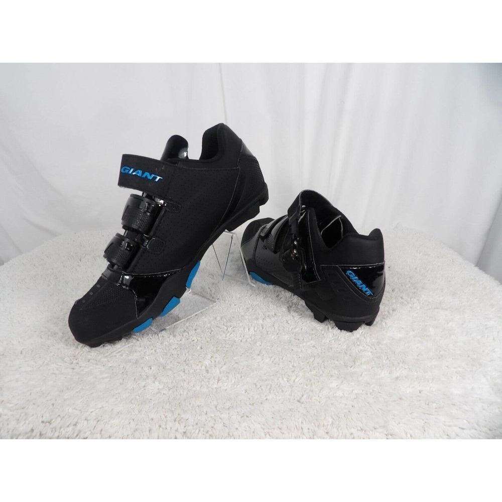 Giant Transmit Mens Black Hook And Loop Off Road Mountain Cycling Shoes Size 7.5